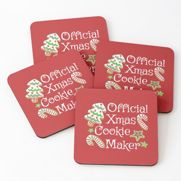 Item preview, Official Xmas Cookie Maker, Fun Slogan For All Bakers, White Font designed and sold by TrulyEpoque.