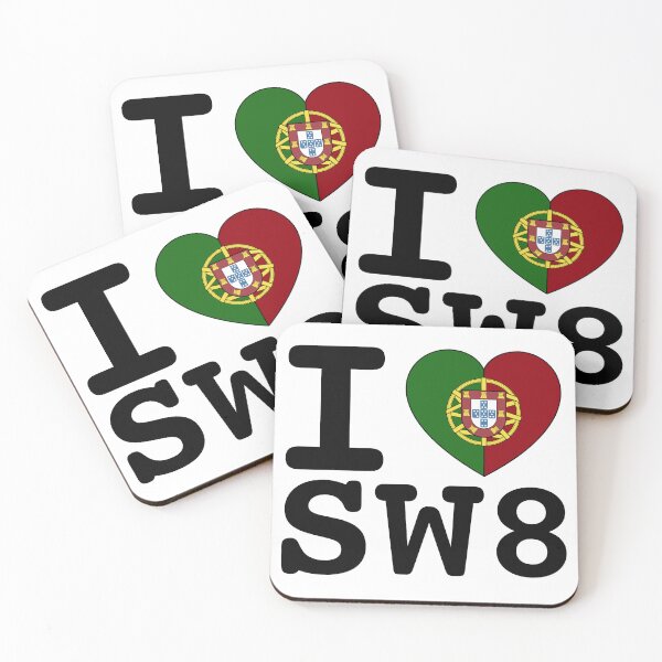 Item preview, I Love SW8 (Portuguese Flag) designed and sold by Londonation.