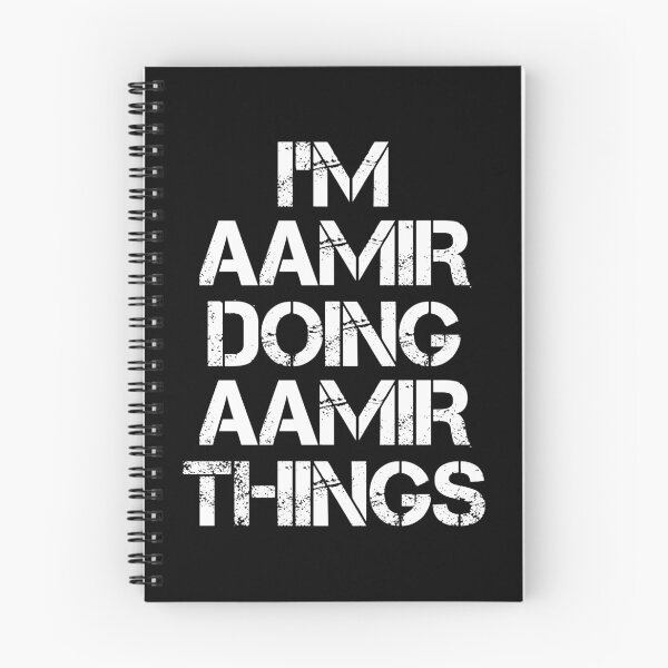 Item preview, Aamir Name - Aamir Doing Aamir Things designed and sold by LindenAverhart3.