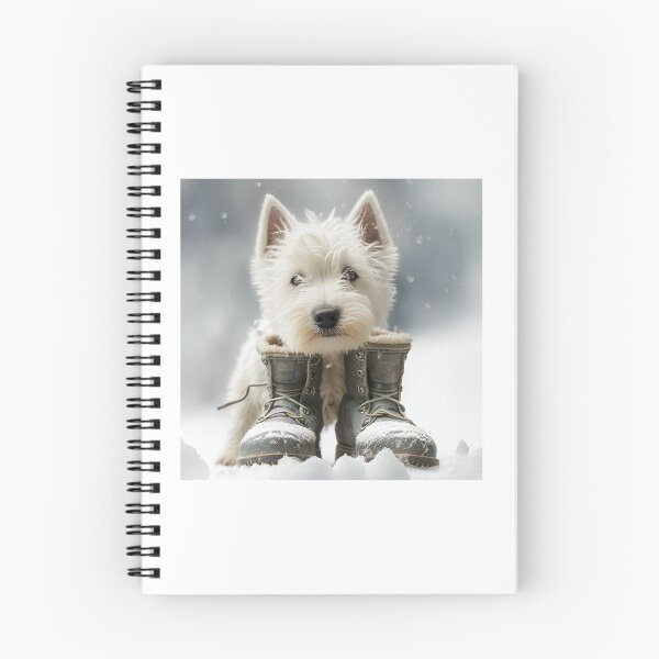 Item preview, A West Highland White Terrier in the snow designed and sold by naturemenagerie.