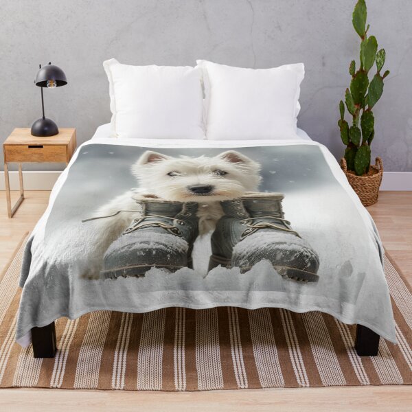 Item preview, A West Highland White Terrier in the snow designed and sold by naturemenagerie.