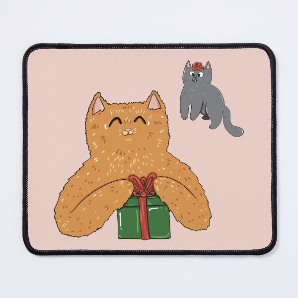 Item preview, Cute Kitties Wrapping Presents Print designed and sold by Julia Sol.