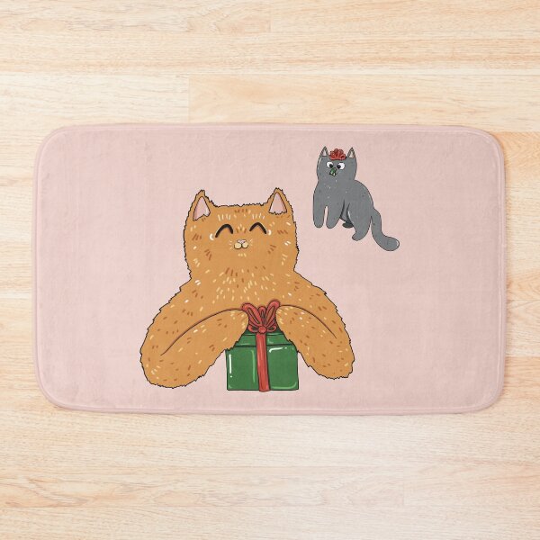 Item preview, Cute Kitties Wrapping Presents Print designed and sold by Julia Sol.