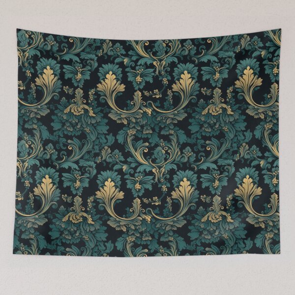 Item preview, Damask style design pattern for home decoration and living designed and sold by VISIONARTIST.