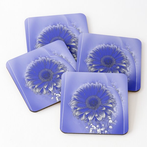Item preview, Blue flower designed and sold by feiermar.