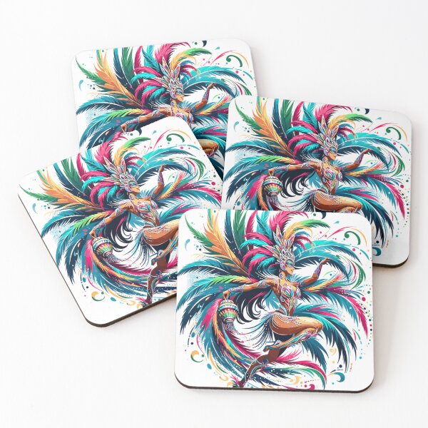 Item preview, Colorful carnival dancer designed and sold by LongIslandDesgn.