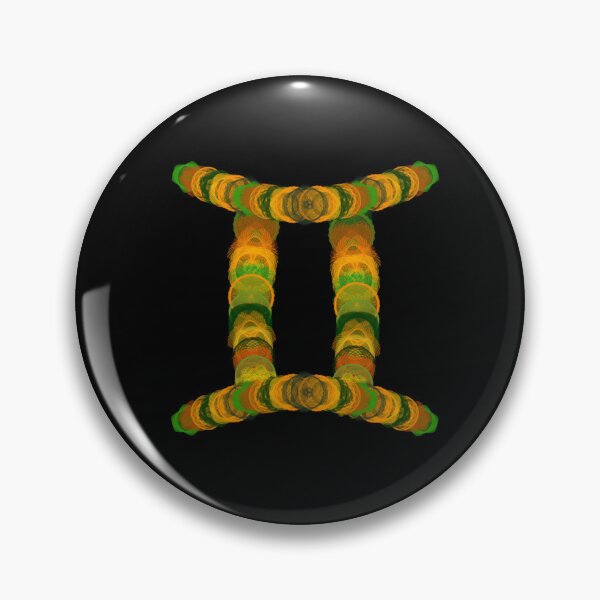 Item preview, Spirograph Gemini Zodiac Horoscope Symbol designed and sold by RachelEDesigns.