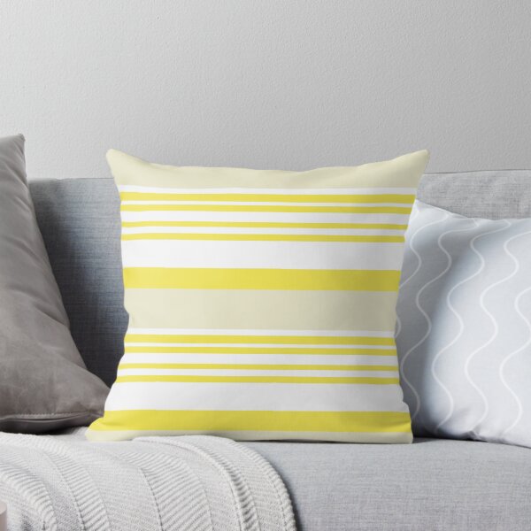 Item preview, Stripes pattern in white, yellow and creme designed and sold by JoAnnFineArt.