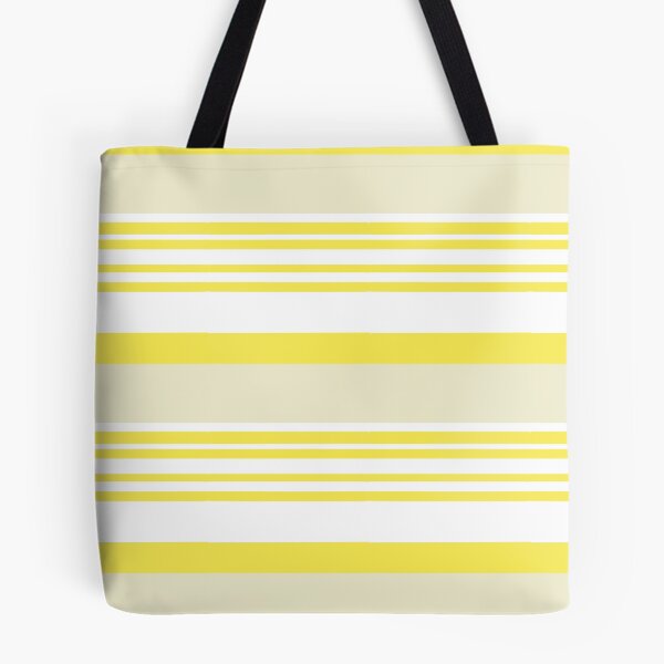 Item preview, Stripes pattern in white, yellow and creme designed and sold by JoAnnFineArt.