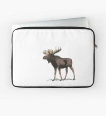 Vintage Moose Illustration Laptop Sleeve