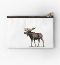 Vintage Moose Illustration Studio Pouch