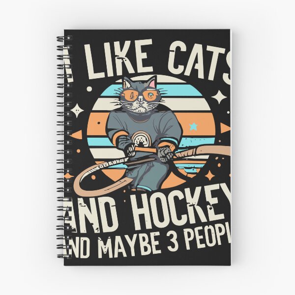 Item preview, I like cats and hockey and maybe 3 people funny cats designed and sold by Pitchou07.