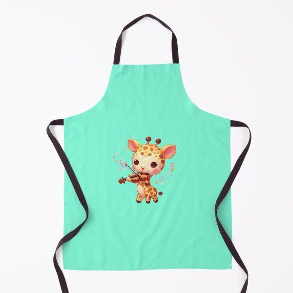 Item preview, Adorable Violin Player Giraffe designed and sold by DigiDreamyArt.