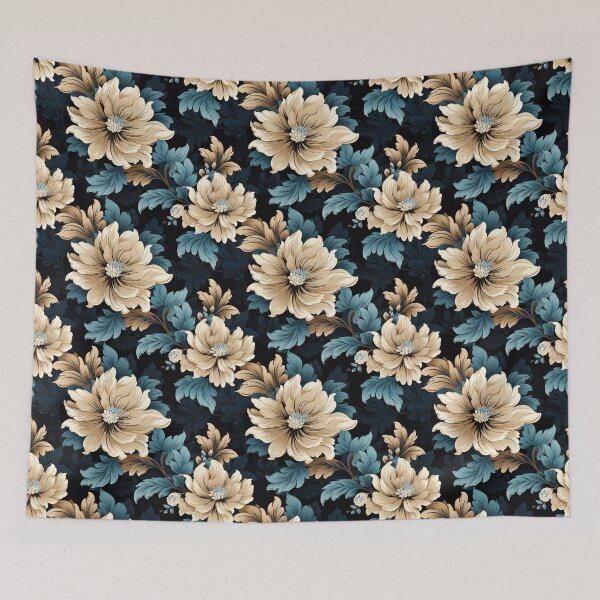 Item preview, Damask style design pattern for home decoration and living designed and sold by VISIONARTIST.
