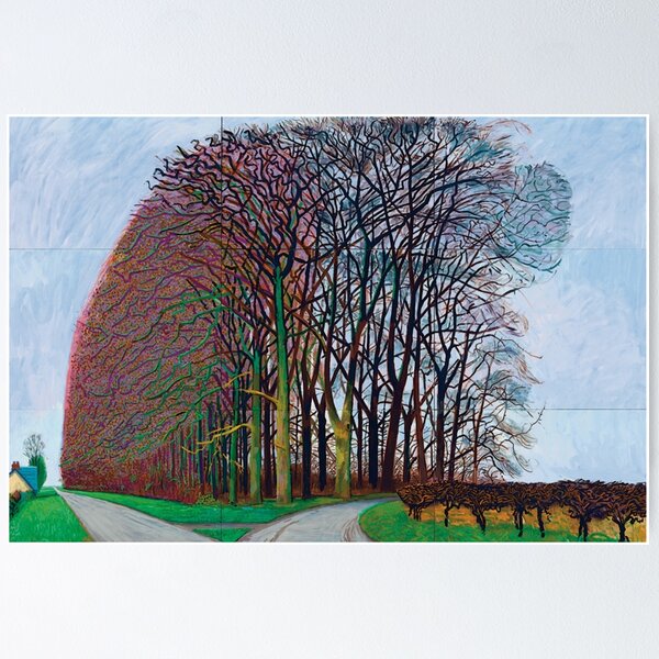 Artikel-Vorschau von David Hockney-Druck, designt und verkauft von realQ.