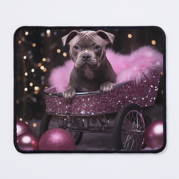 Item preview, Staffy In A Pram designed and sold by Nocturne  Paws.