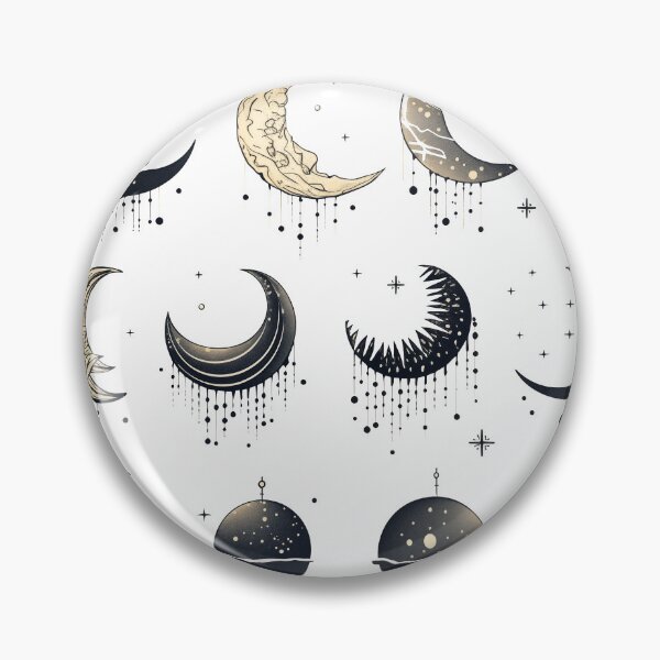 Item preview, Moon Phases Aesthetic Art designed and sold by Samanthi007.