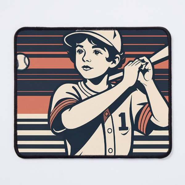 Item preview, Relive the Magic of Classic Baseball with Retro Digital Art designed and sold by Artedig.