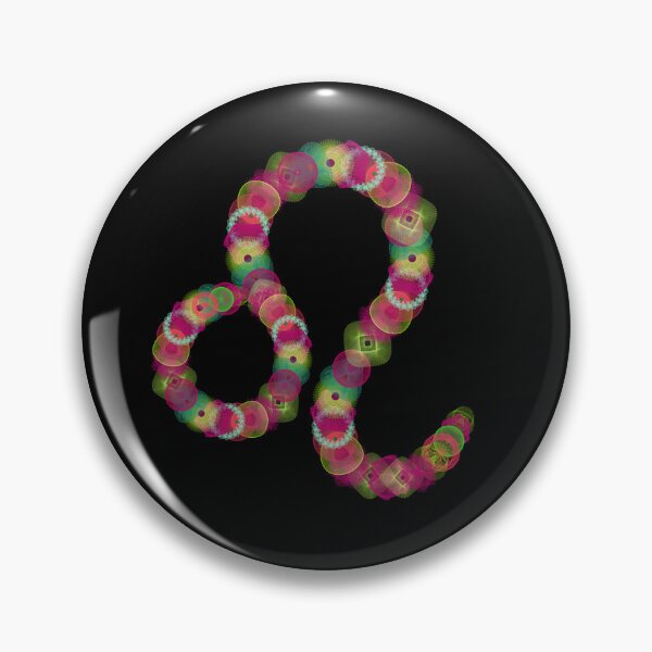 Item preview, Spirograph Leo Zodiac Horoscope Symbol designed and sold by RachelEDesigns.
