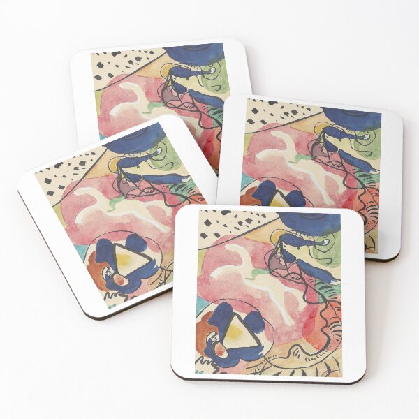 Item preview, HD. Design for the blue Rider III , by Wassily Kandinsky designed and sold by MINDTHECHERRY.