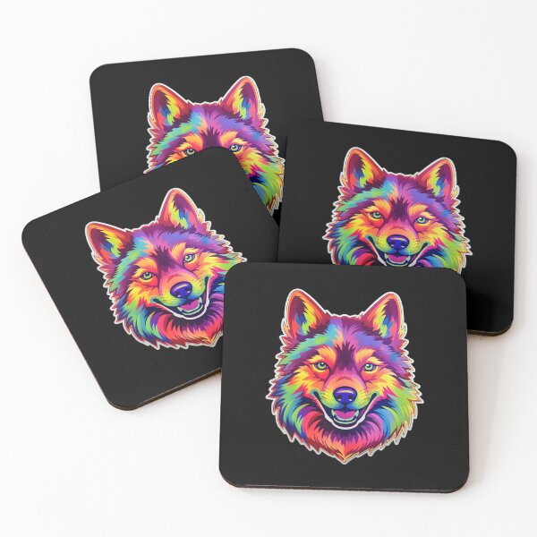 Item preview, Neon Finnish Spitz designed and sold by CUTEDOGGIEZ.