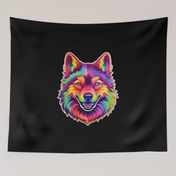 Item preview, Neon Finnish Spitz designed and sold by CUTEDOGGIEZ.