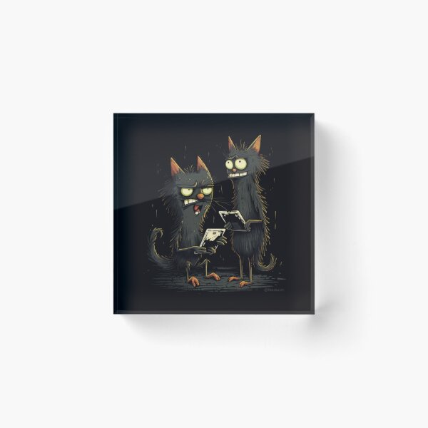 Item preview, Feline Frenzy Night Tee designed and sold by ChamounVisual.
