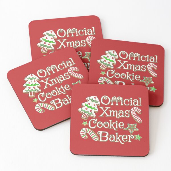 Item preview, Official Xmas Cookie Baker, Fun Slogan For All Bakers, White Font designed and sold by TrulyEpoque.