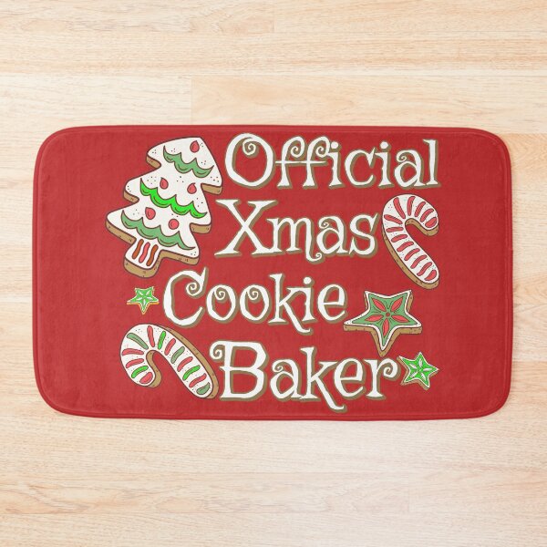 Item preview, Official Xmas Cookie Baker, Fun Slogan For All Bakers, White Font designed and sold by TrulyEpoque.