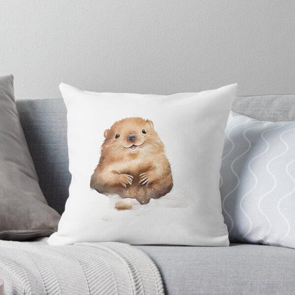 Item preview, Cute beaver watercolor portrait designed and sold by Naturartprints.