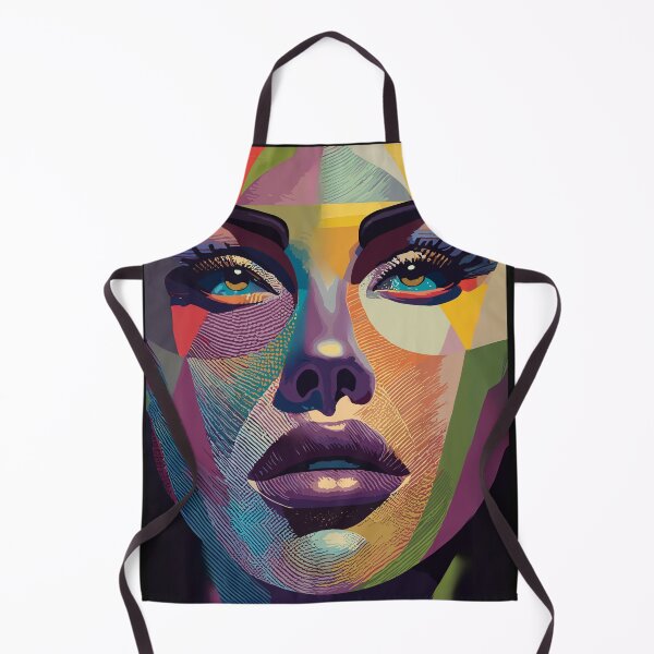 Aperçu de l'œuvre Jeune visage féminité Pop Art HQ créée et vendue par Psycho-Crazy.