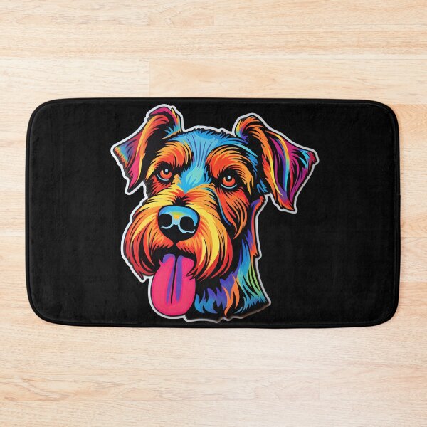 Item preview, Fox Terrier Neon Design designed and sold by CUTEDOGGIEZ.