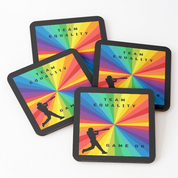 Artikelvorschau, LGBTQ Baseball, LGBTQ Baseball Sport Slogan, Team Equality Game On entworfen und verkauft von PrideBeProud.