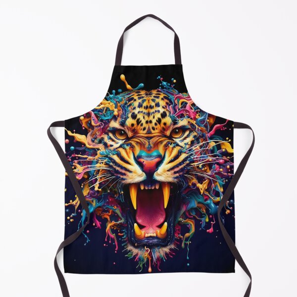 Item preview, Leopard Splatter Portrait  designed and sold by fatbanana.