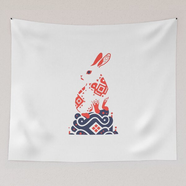 Item preview, Whimsical Rabbit in Chinese Zodiac designed and sold by marrychou.