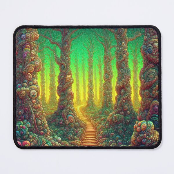 Item preview, psychedelic forest designed and sold by scabsecrete.
