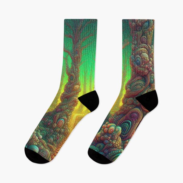 Item preview, psychedelic forest  designed and sold by scabsecrete.