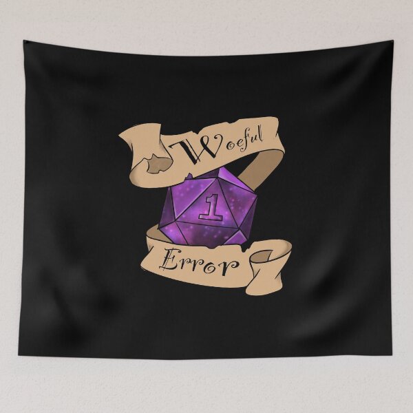 Item preview, Woeful error dice roll natural 1 designed and sold by winfredsDesigns.