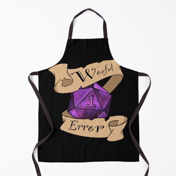 Item preview, Woeful error dice roll natural 1 designed and sold by winfredsDesigns.