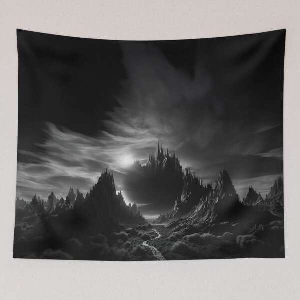 Item preview, black and white natural scenery designed and sold by NAGNE.