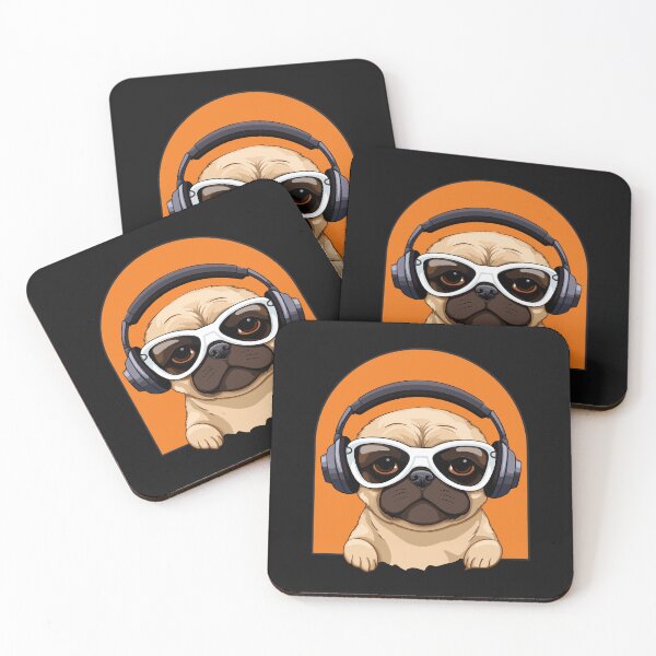 Item preview, cute dog with headphones designed and sold by Clouth Clothing  ⭐⭐⭐⭐⭐.