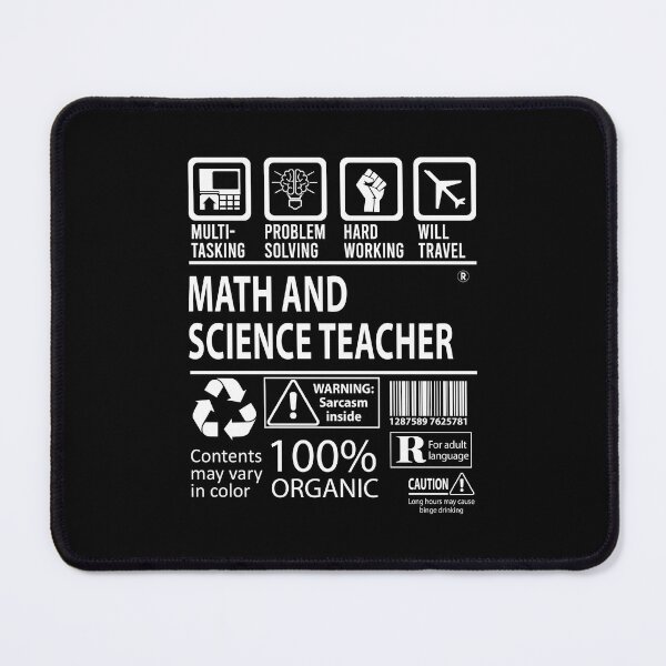 Item preview, Math And Science Teacher - Multitasking designed and sold by alphatinost.