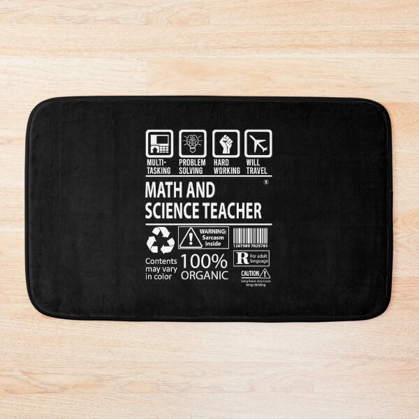 Item preview, Math And Science Teacher - Multitasking designed and sold by alphatinost.
