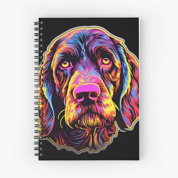 Item preview, German Wirehaired Pointer Neon Design designed and sold by CUTEDOGGIEZ.