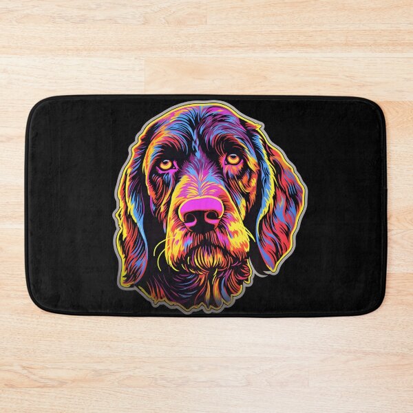 Item preview, German Wirehaired Pointer Neon Design designed and sold by CUTEDOGGIEZ.