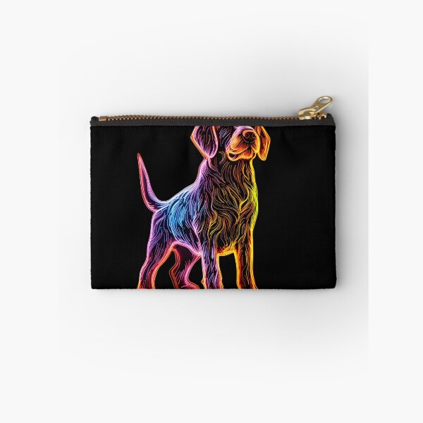 Item preview, Neon German Wirehaired Pointer designed and sold by CUTEDOGGIEZ.