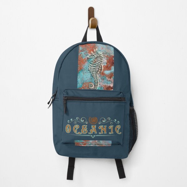 Item preview, Oceanic Seahorse Fossil style graphic print designed and sold by Iiswaz.