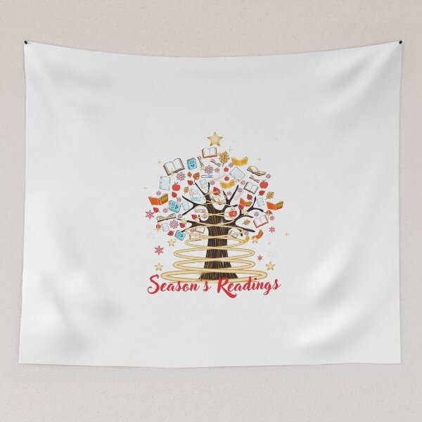 Item preview, Season's Readings Christmas Booktree, book reading's  designed and sold by Special-Art1.