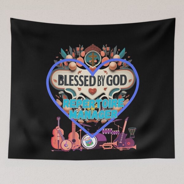 Item preview, BLESSED BY GOD REPERTOIRE MANAGER designed and sold by carlos crane.