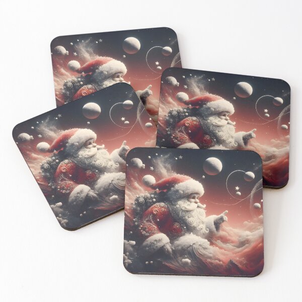 Item preview, Santa in space designed and sold by AI-Only Creations.